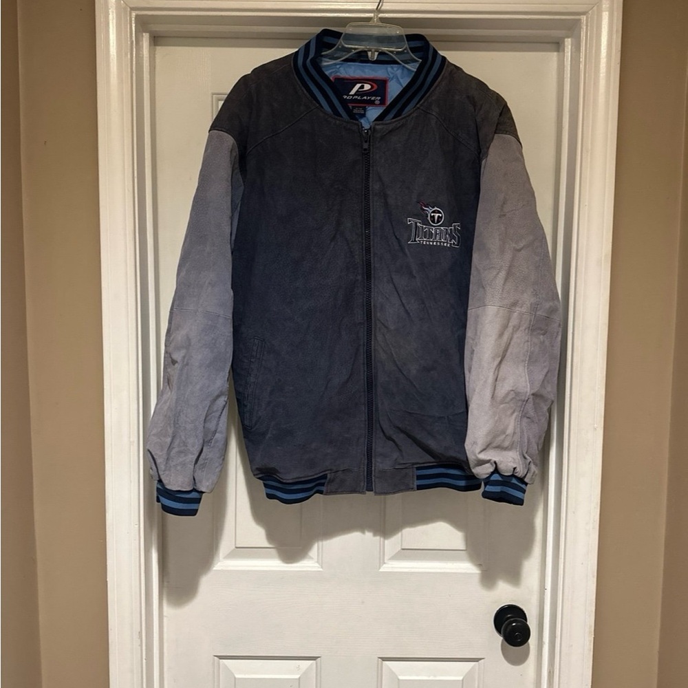 Vintage Tennessee Titans Pro Player Varsity Quilted Lining Jacket Men’s XL